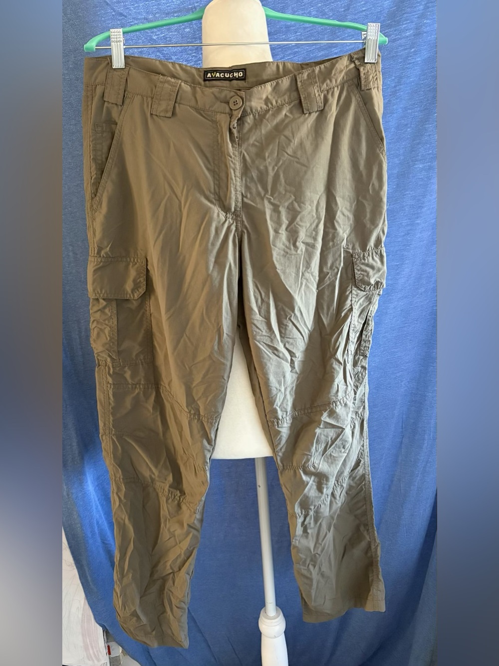 Ayacucho Olive Cargo Pants with Utility Pockets